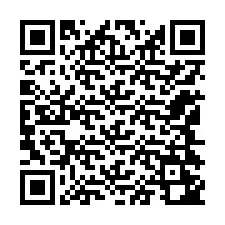 Código QR para número de telefone +12144242467