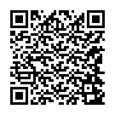 Kode QR untuk nomor Telepon +12144243592