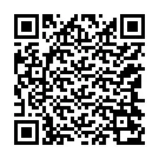 QR-koodi puhelinnumerolle +12144272448