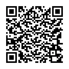 Código QR para número de teléfono +12144350504