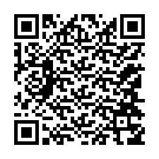 QR-code voor telefoonnummer +12144356779