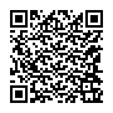 Codice QR per il numero di telefono +12144361352