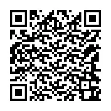 Código QR para número de teléfono +12144362241