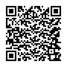 QR-koodi puhelinnumerolle +12144362279