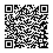 QR kód a telefonszámhoz +12144363032