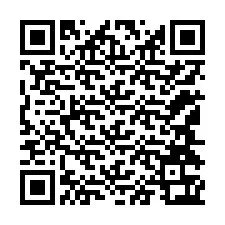 Kode QR untuk nomor Telepon +12144363771