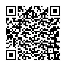 Código QR para número de teléfono +12144365436