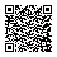 QR Code สำหรับหมายเลขโทรศัพท์ +12144367784