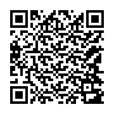 電話番号のQRコード +12144383671