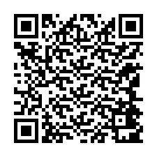 Código QR para número de teléfono +12144401922