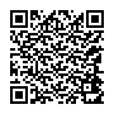 Código QR para número de teléfono +12144411948