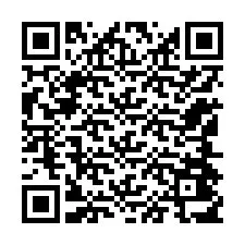 QR Code pour le numéro de téléphone +12144417387