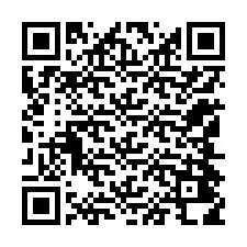 QR код за телефонен номер +12144418293