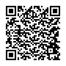 QR код за телефонен номер +12144425762