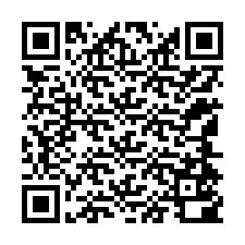 QR Code สำหรับหมายเลขโทรศัพท์ +12144500180