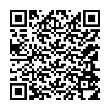 Código QR para número de teléfono +12144514359