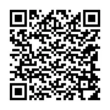 Código QR para número de teléfono +12144514416