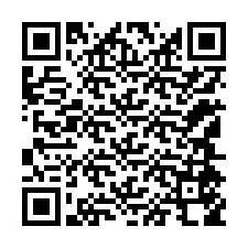 Código QR para número de teléfono +12144558871