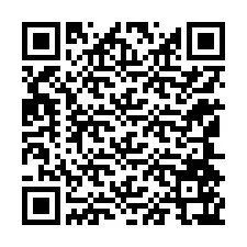 Kode QR untuk nomor Telepon +12144567742