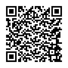 Kod QR dla numeru telefonu +12144567806