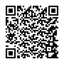 QR-code voor telefoonnummer +12144582056