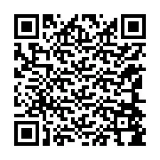 QR-koodi puhelinnumerolle +12144584302