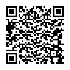 QR-Code für Telefonnummer +12144584303