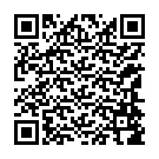 Código QR para número de teléfono +12144586550