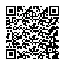 Código QR para número de teléfono +12144586551