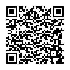 Código QR para número de teléfono +12144586552