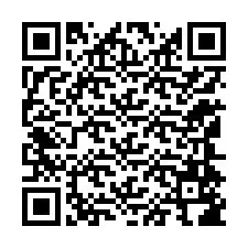 QR-code voor telefoonnummer +12144586556