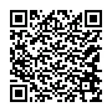 QR kód a telefonszámhoz +12144674731