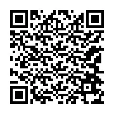 Kod QR dla numeru telefonu +12144674735