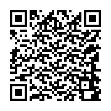 Código QR para número de teléfono +12144680418