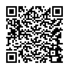 Código QR para número de teléfono +12144680829