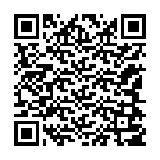 QR-код для номера телефона +12144707035