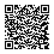 Código QR para número de teléfono +12144708630