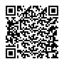 Kode QR untuk nomor Telepon +12144724852