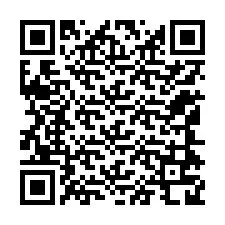 Código QR para número de teléfono +12144728013