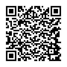 Código QR para número de teléfono +12144801222