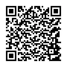 Código QR para número de teléfono +12144803550