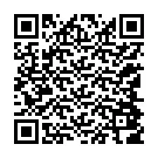 QR-koodi puhelinnumerolle +12144806398