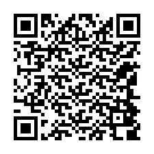 Código QR para número de teléfono +12144808213