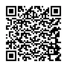 Código QR para número de teléfono +12144818402