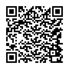 QR Code สำหรับหมายเลขโทรศัพท์ +12144820283