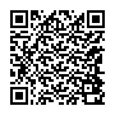 Kode QR untuk nomor Telepon +12144820656