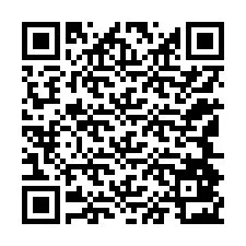 Código QR para número de teléfono +12144823724