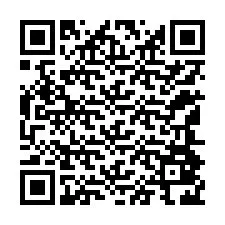 Código QR para número de teléfono +12144826350