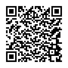 QR код за телефонен номер +12144828001