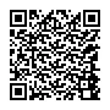 Kod QR dla numeru telefonu +12144840848